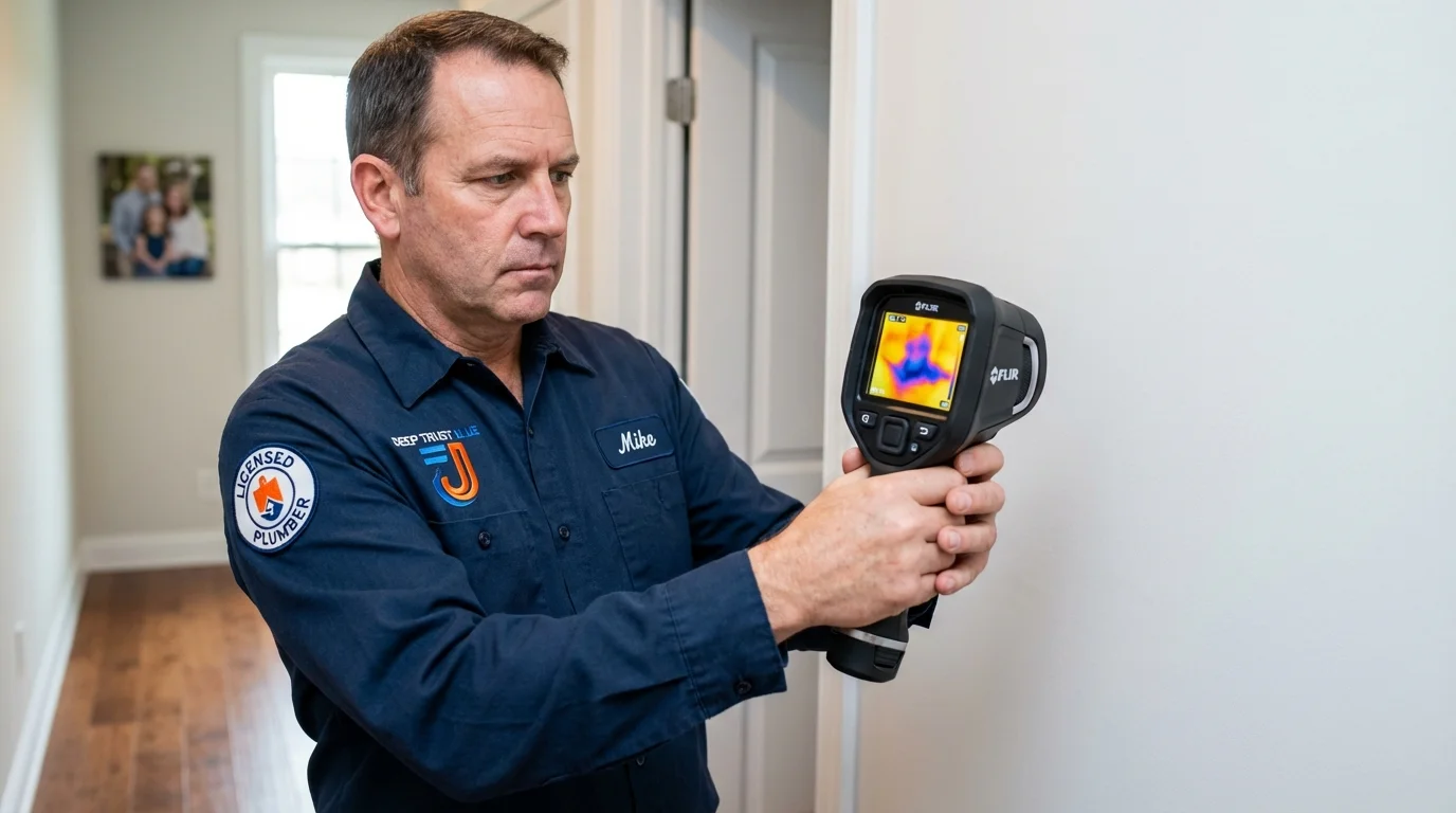 Thermal imaging leak detection by Johns Plumbing LLC in Boonton